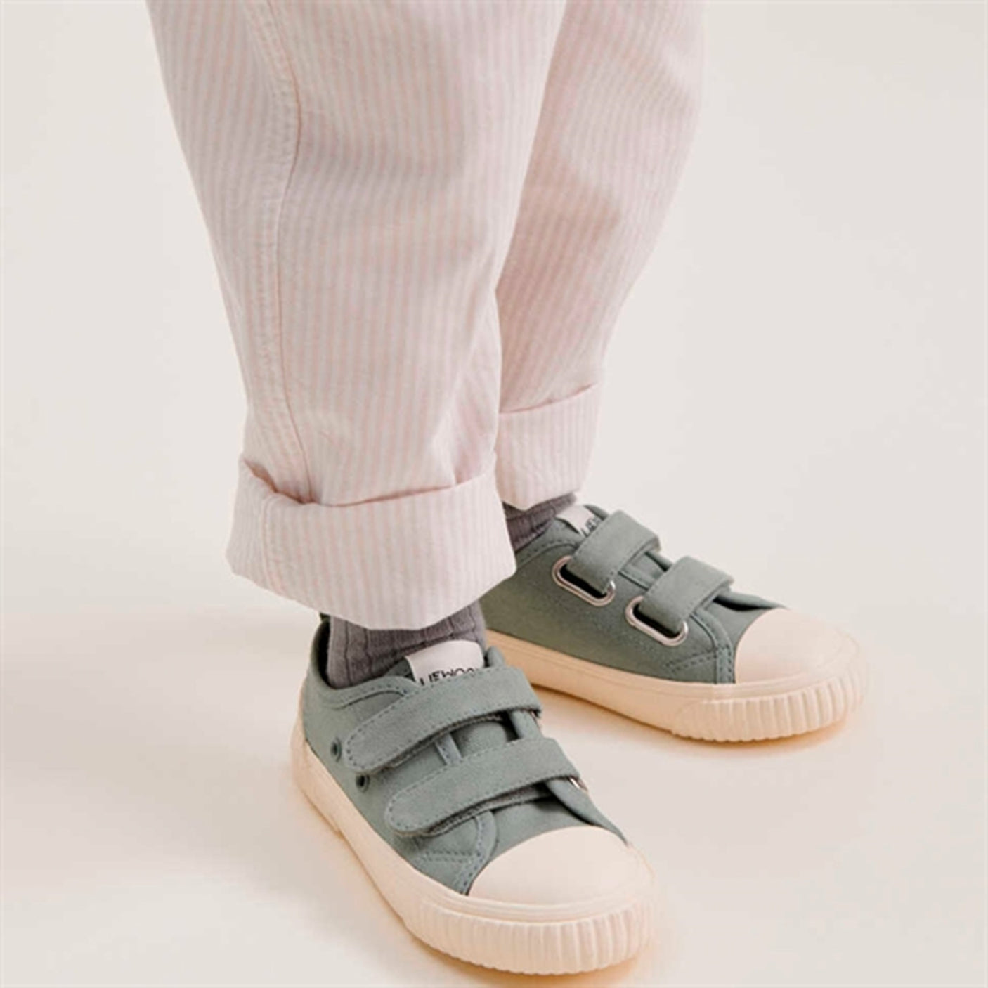 Liewood Orlando Y/D Stripe Pants Y/D Stripe Crisp White/Sandy