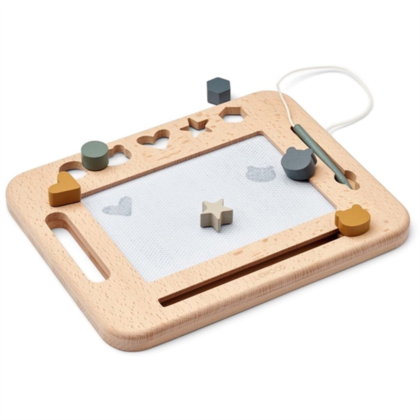 Liewood Veneda Drawing Activity Board Faune Green Multi Mix