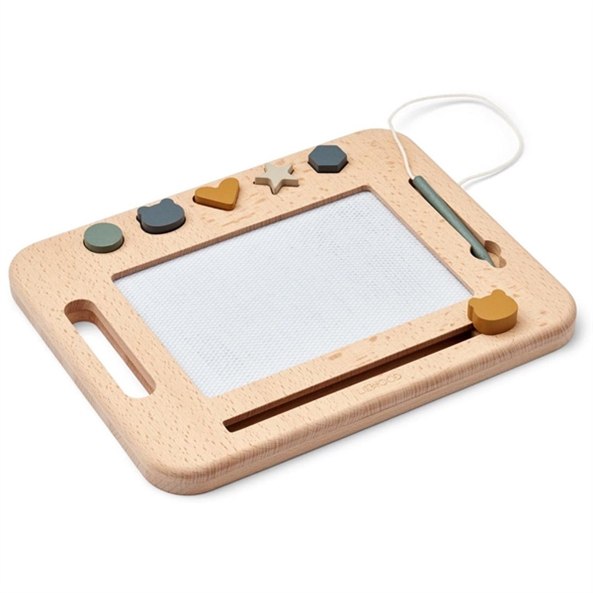 Liewood Veneda Drawing Activity Board Faune Green Multi Mix