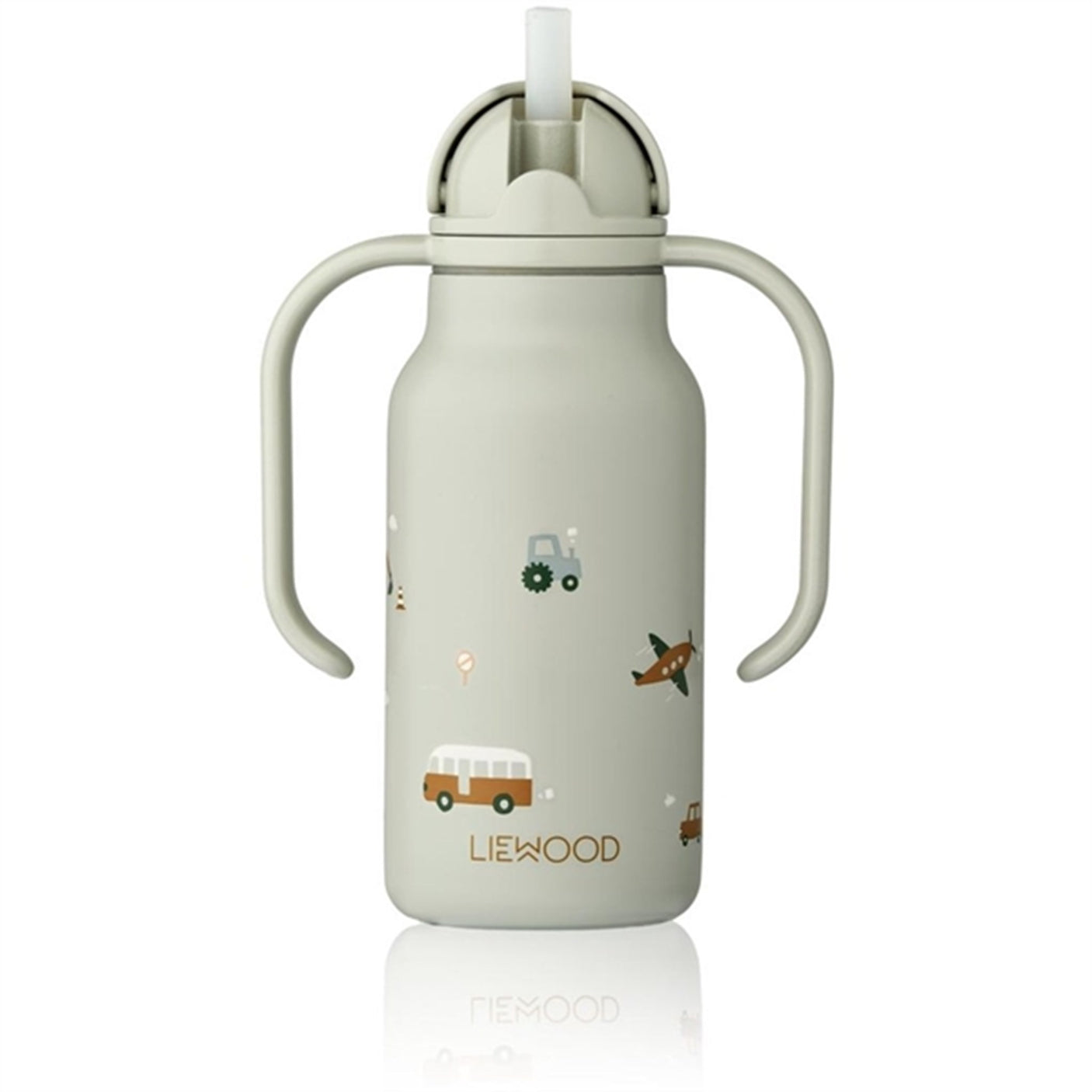 Liewood Kimmie Bottle 250 ml Vehicles/Dove Blue