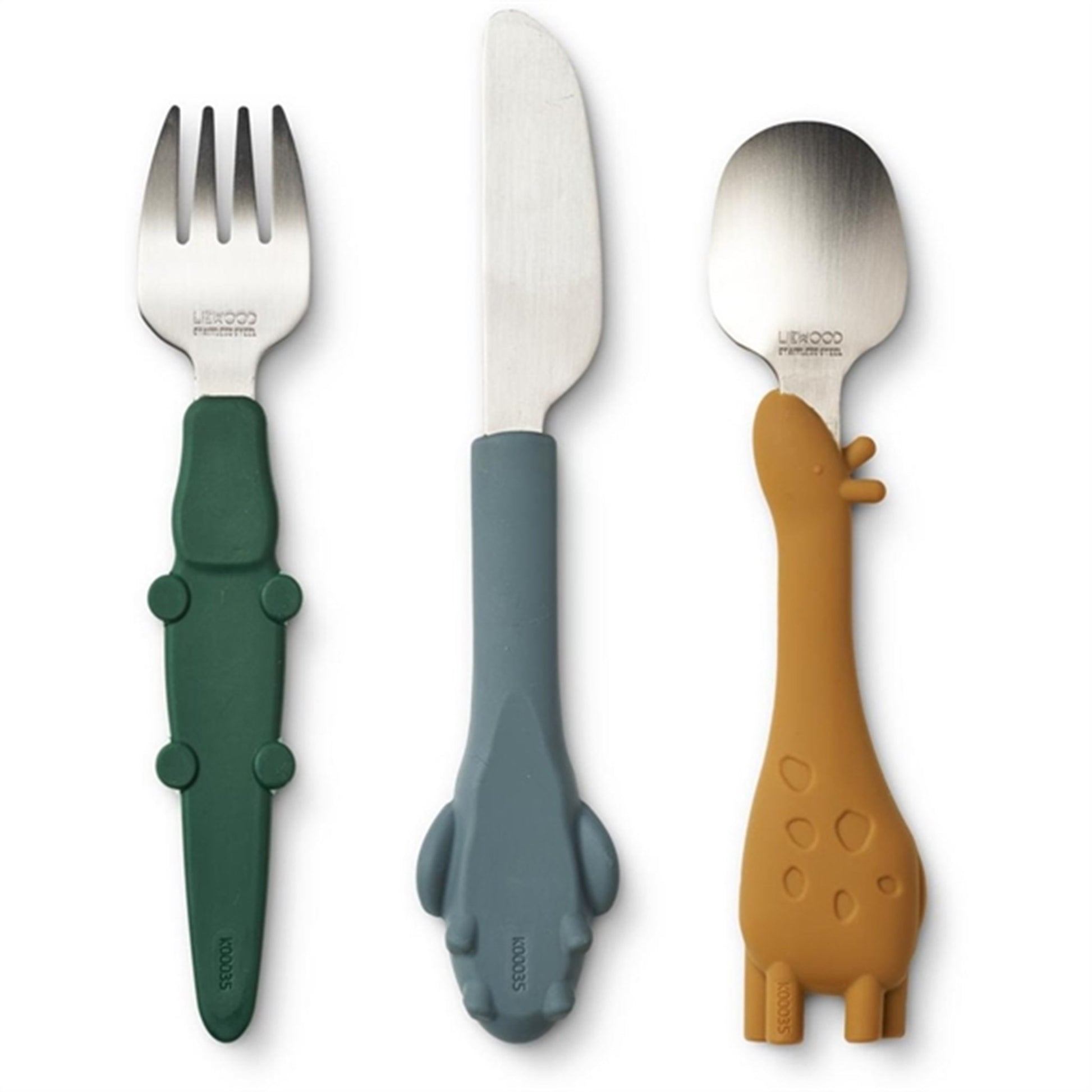 Liewood Tove Cutlery Set Golden Caramel Mix