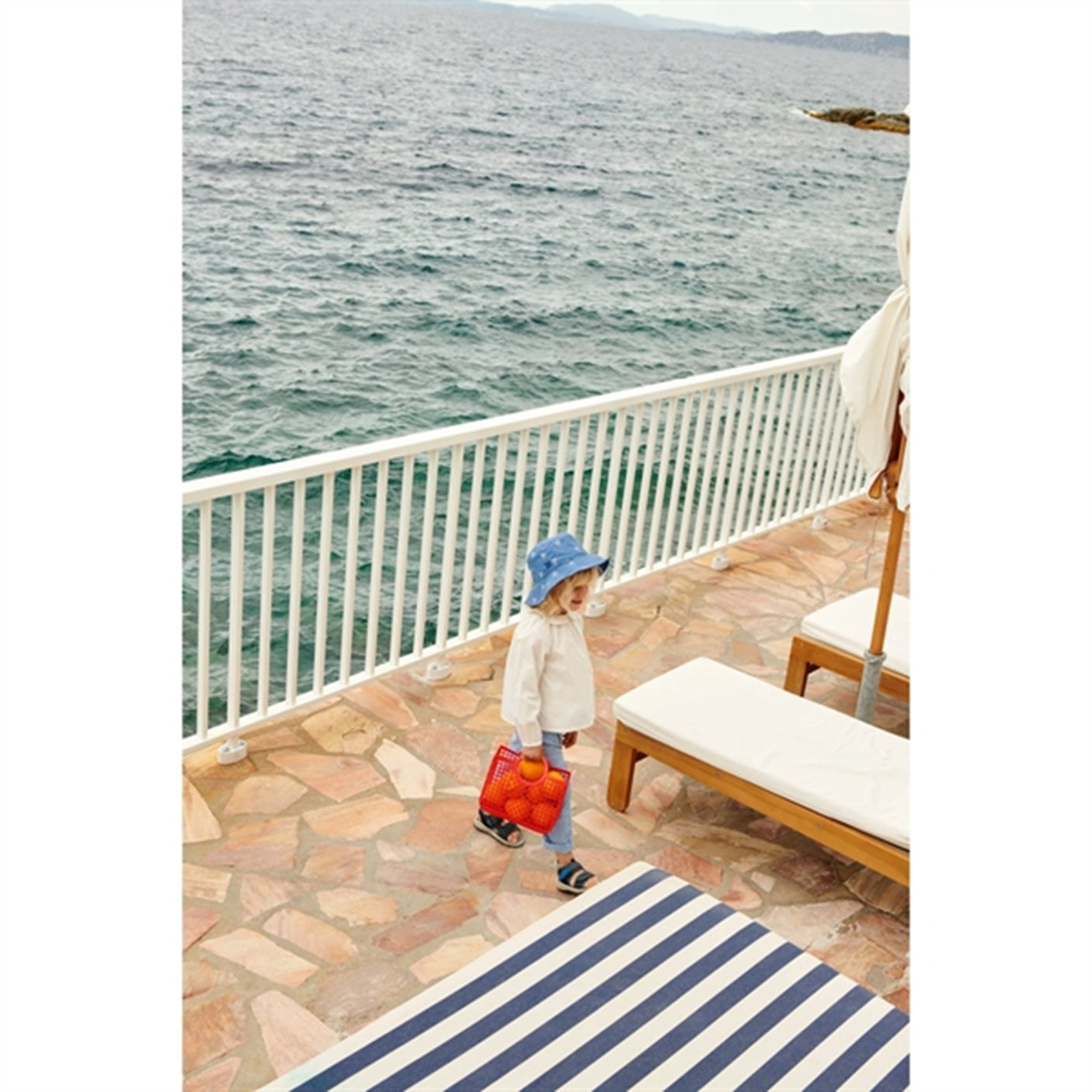 Liewood Damon Printed Bukcet Hat Palms/Riverside