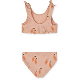 Liewood Bow Bikini Papaya Pale Tuscany