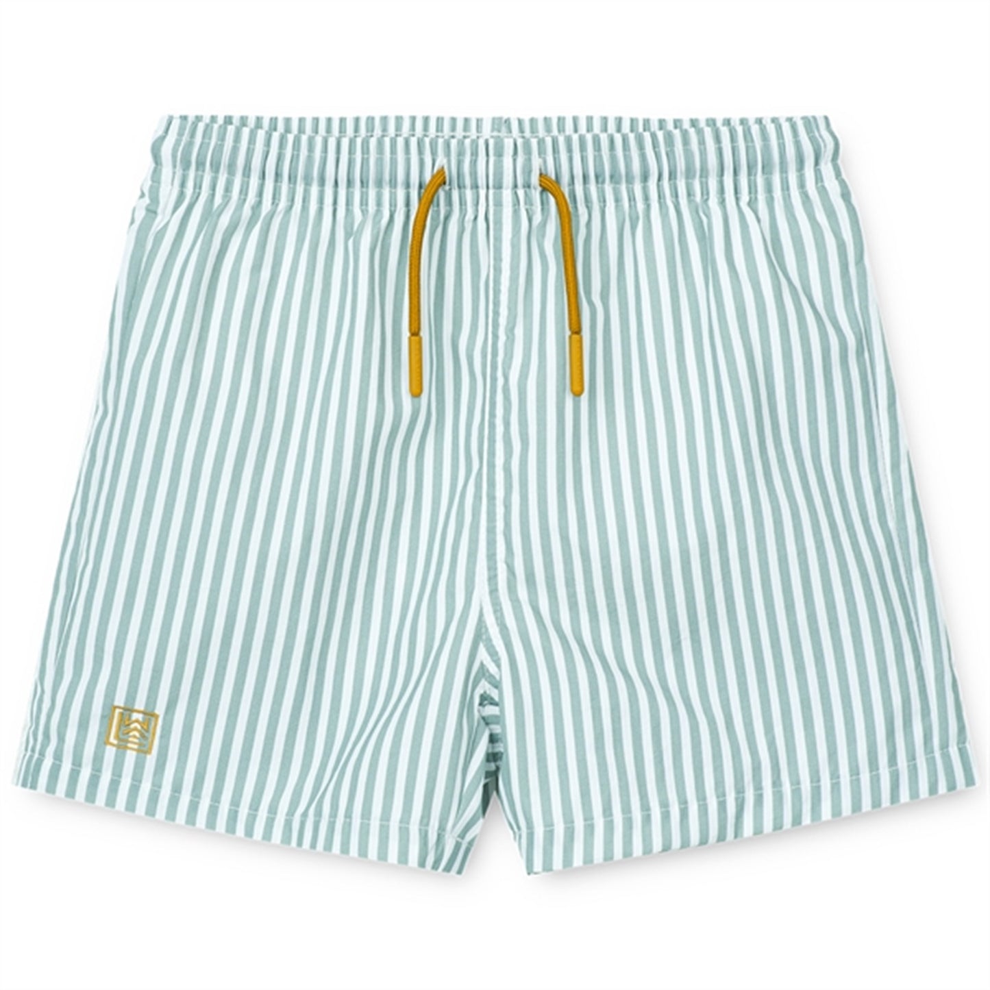 Liewood Duke Board Shorts Stripe Sea Blue/White