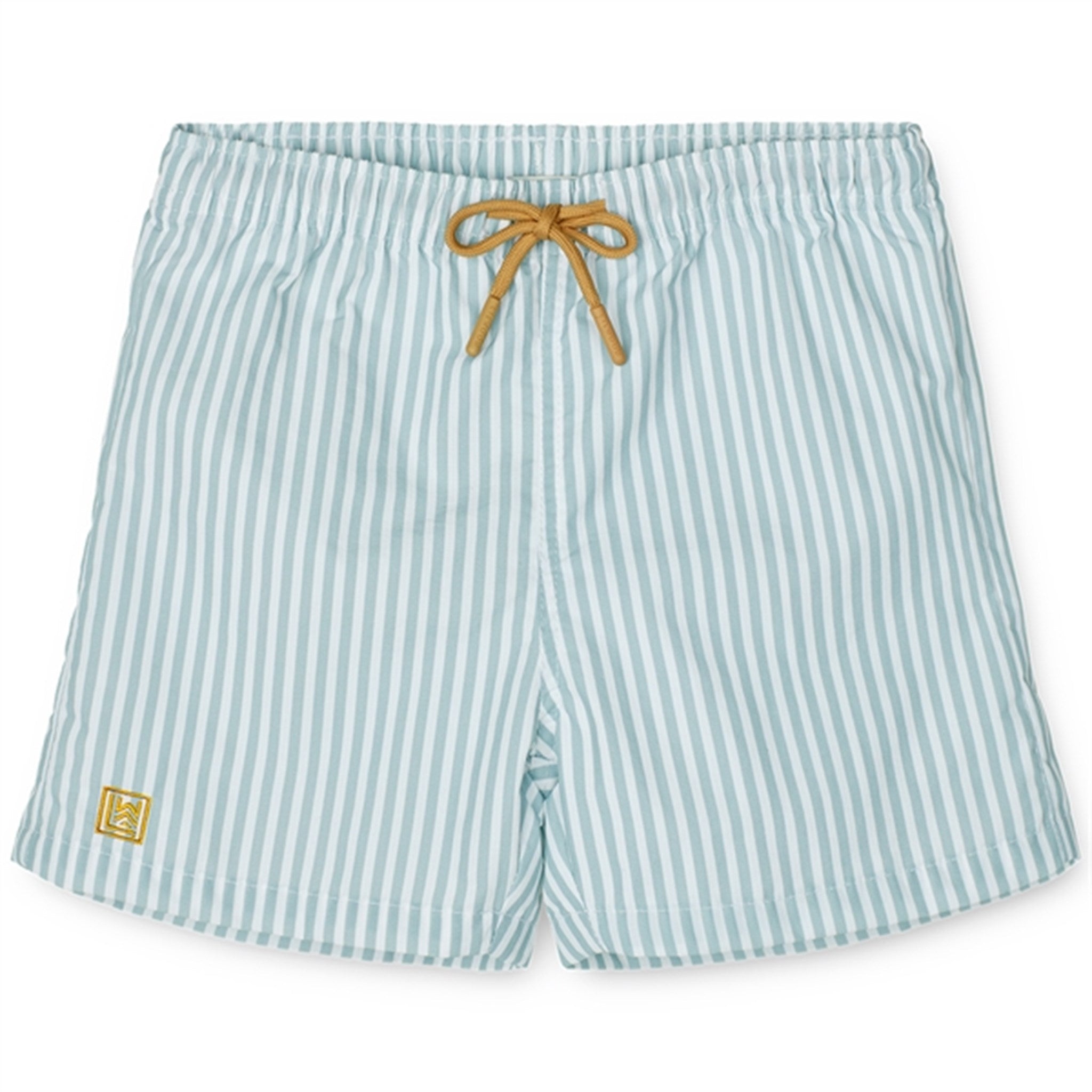 Liewood Duke Board Shorts Stripe Sea Blue/White