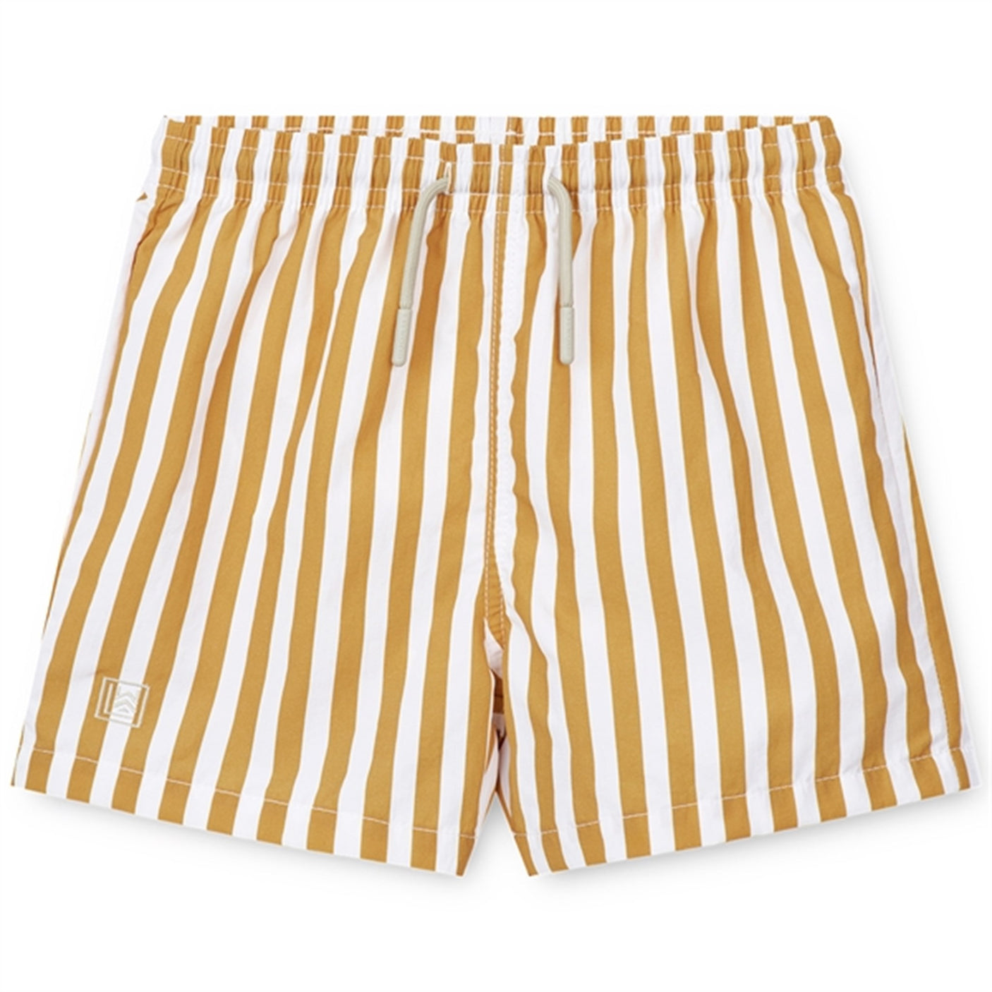 Liewood Duke Board Shorts Stripe Yellow Mellow/White