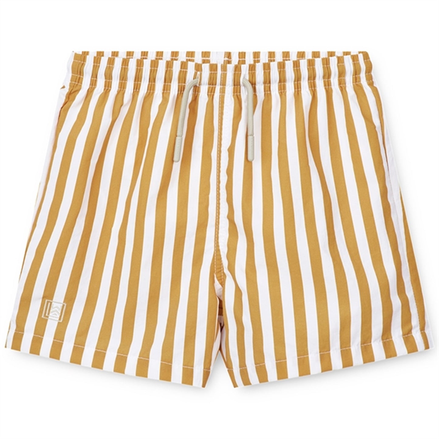 Liewood Duke Board Shorts Stripe Yellow Mellow/White