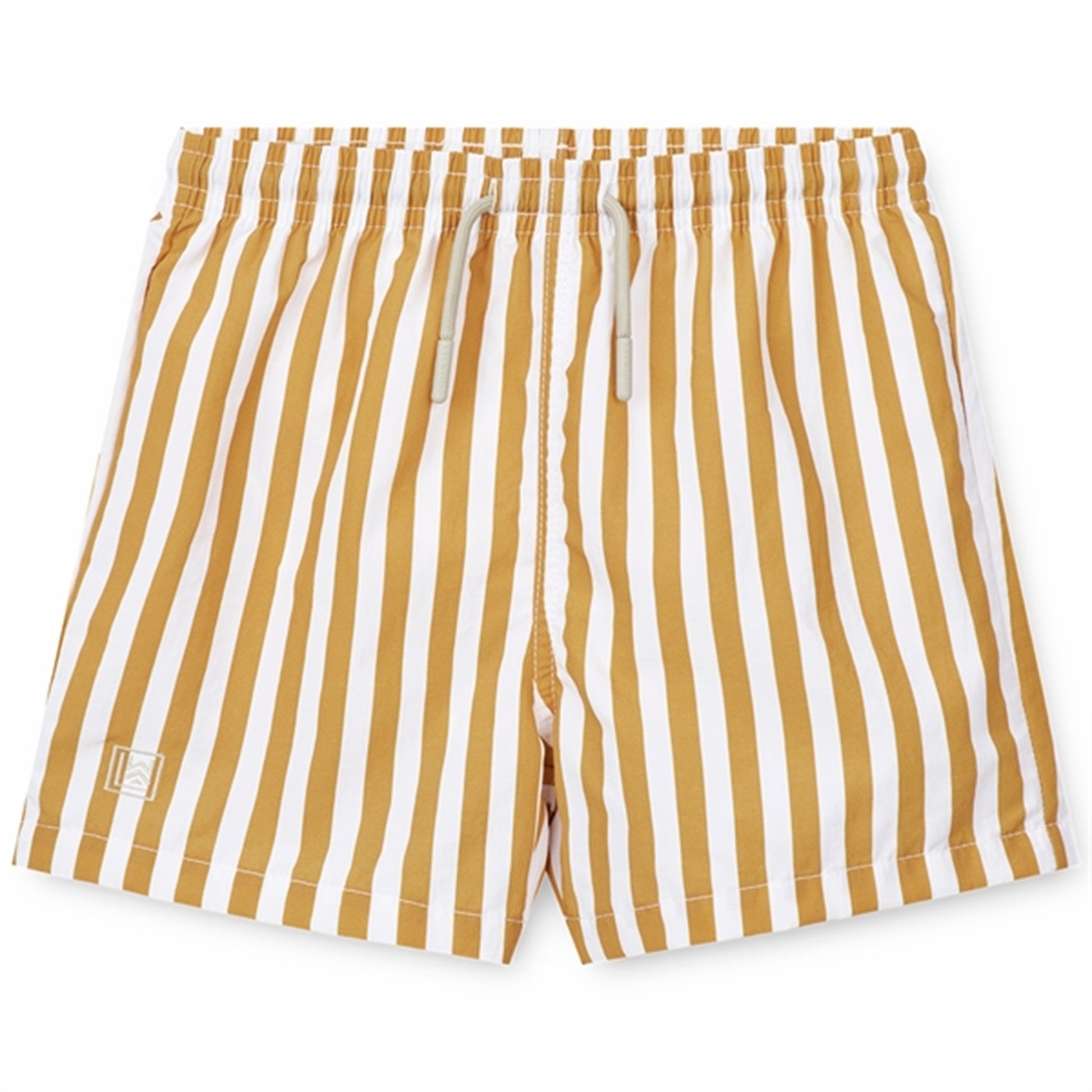 Liewood Duke Board Shorts Stripe Yellow Mellow/White