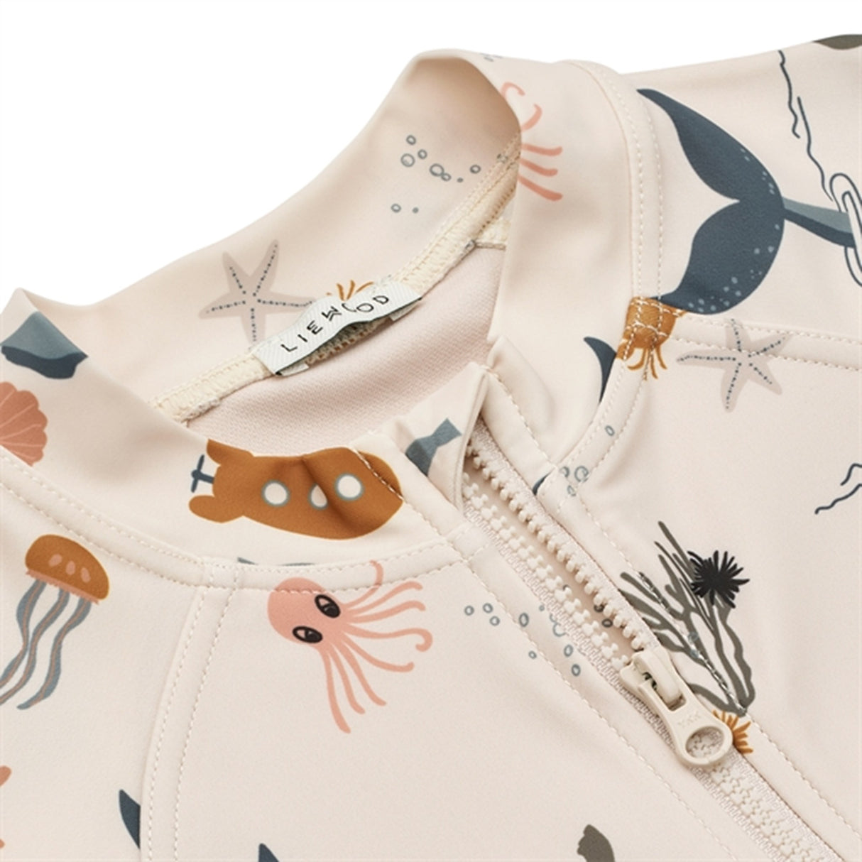Liewood Max UV Swim Jumpsuit Sea Creature/Sandy 2