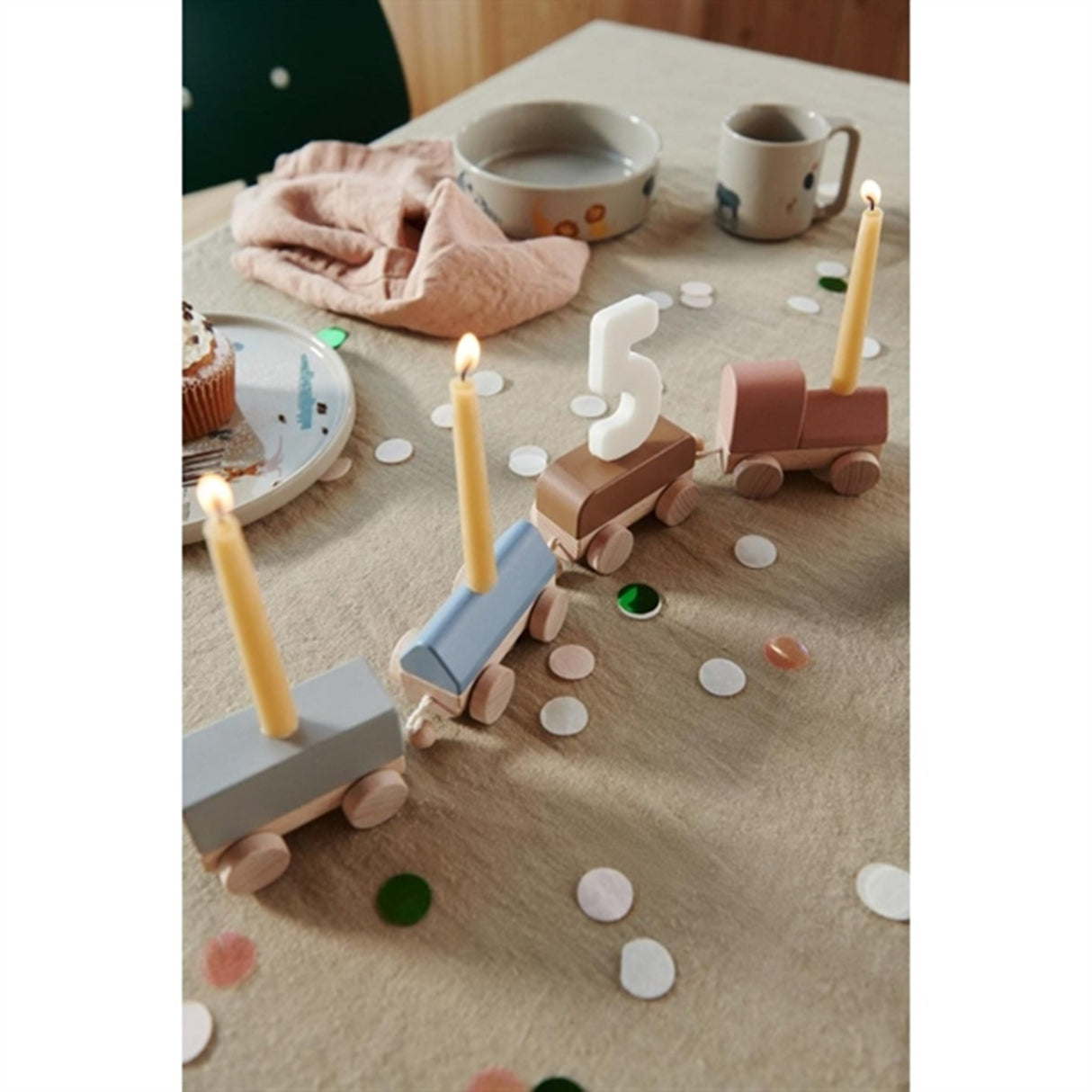 Liewood Catriona Birthday Train Garden Green Multi Mix