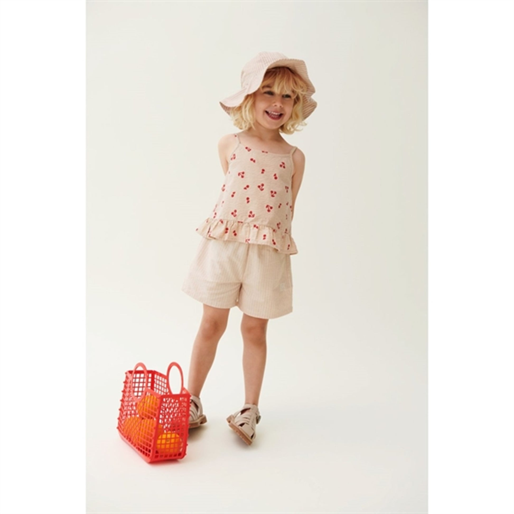 Liewood Amelia SUn Hat Y/D Stripe Tuscany Rose Creme De La Creme