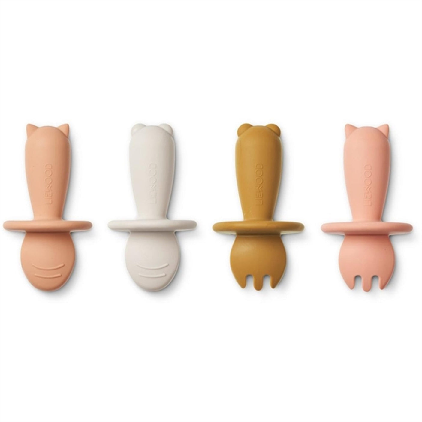 Liewood Avril Baby Cutlery 4-pack Tuscany Rose Multi Mix