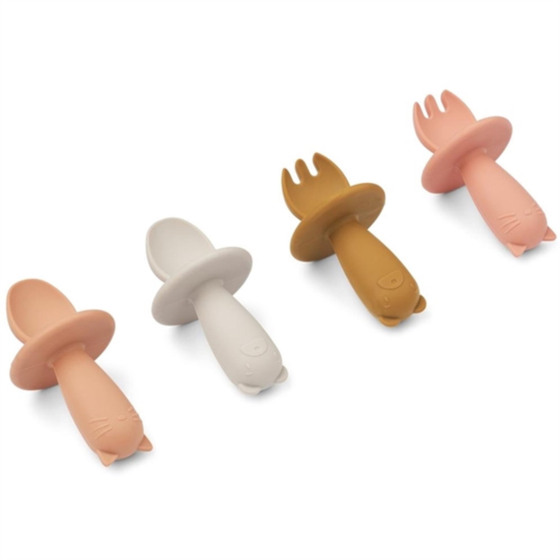 Liewood Avril Baby Cutlery 4-pack Tuscany Rose Multi Mix