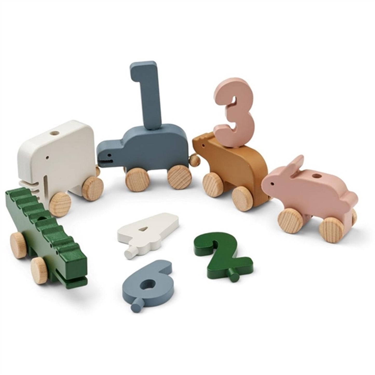 Liewood Sadrine Birthday Train Tuscany Rose Multi Mix