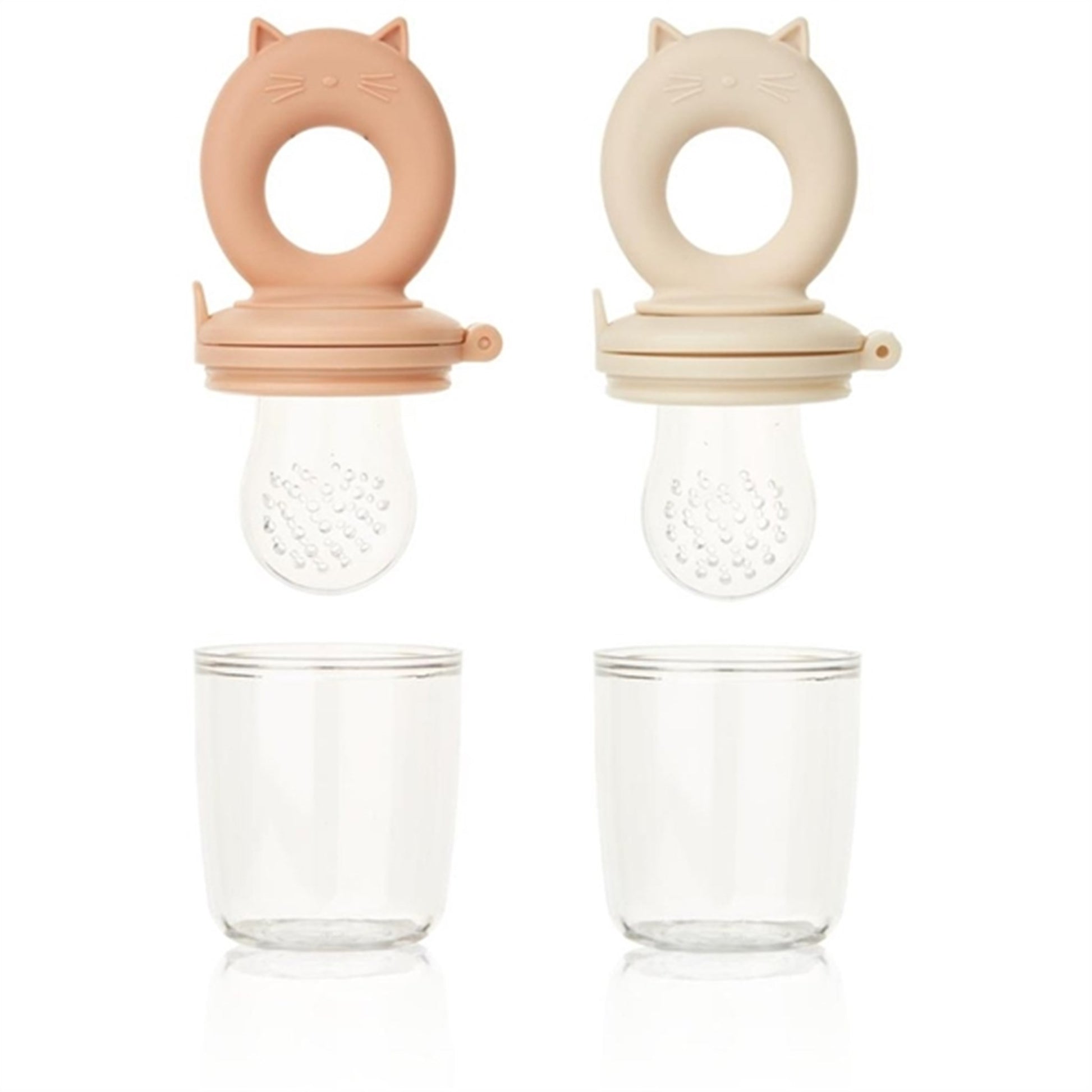 Liewood Miranda Food Feeder 2-pack Tuscany Rose/Apple Blossom