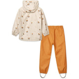Liewood Moby Printed Rainwear Set Peach / Sandy