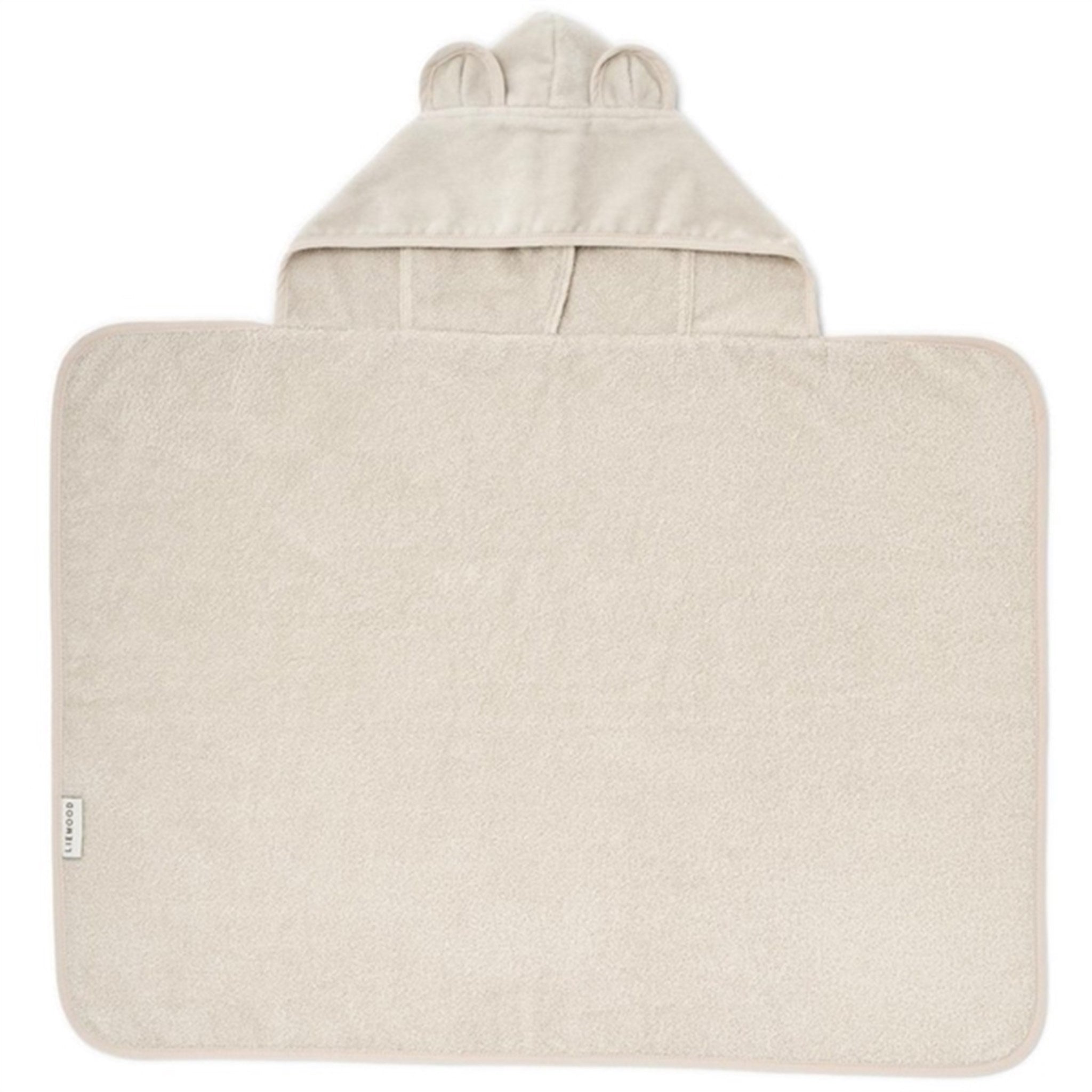 Liewood Vilas Baby Hooded Towel Sandy