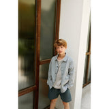 Liewood Y/D Stripe Whale Blue/Creme De La Creme Bruno Jacket
