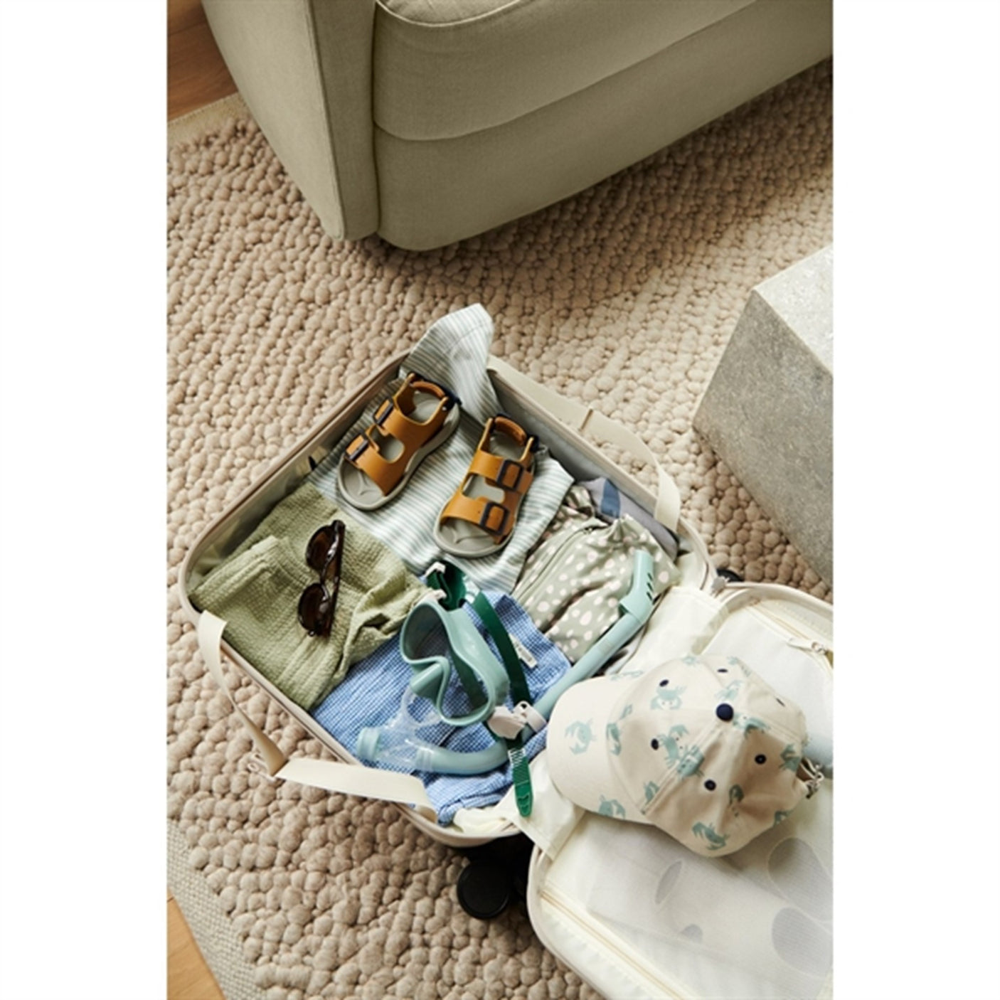 Liewood Hollie Hardcase Suitcase Leopard Sandy