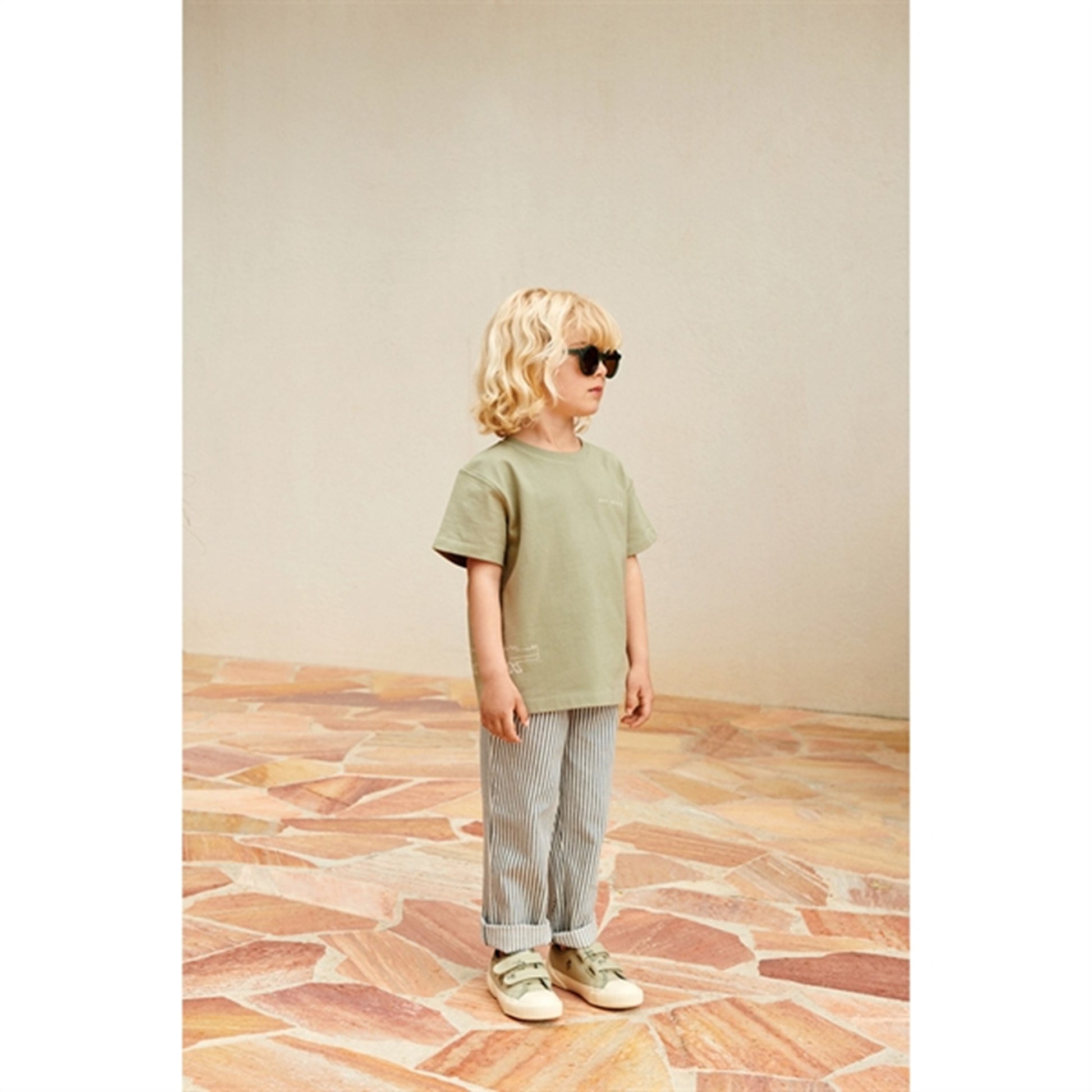 Liewood Y/D Stripe Whale Blue/Creme De La Creme Harald Stripe Pants