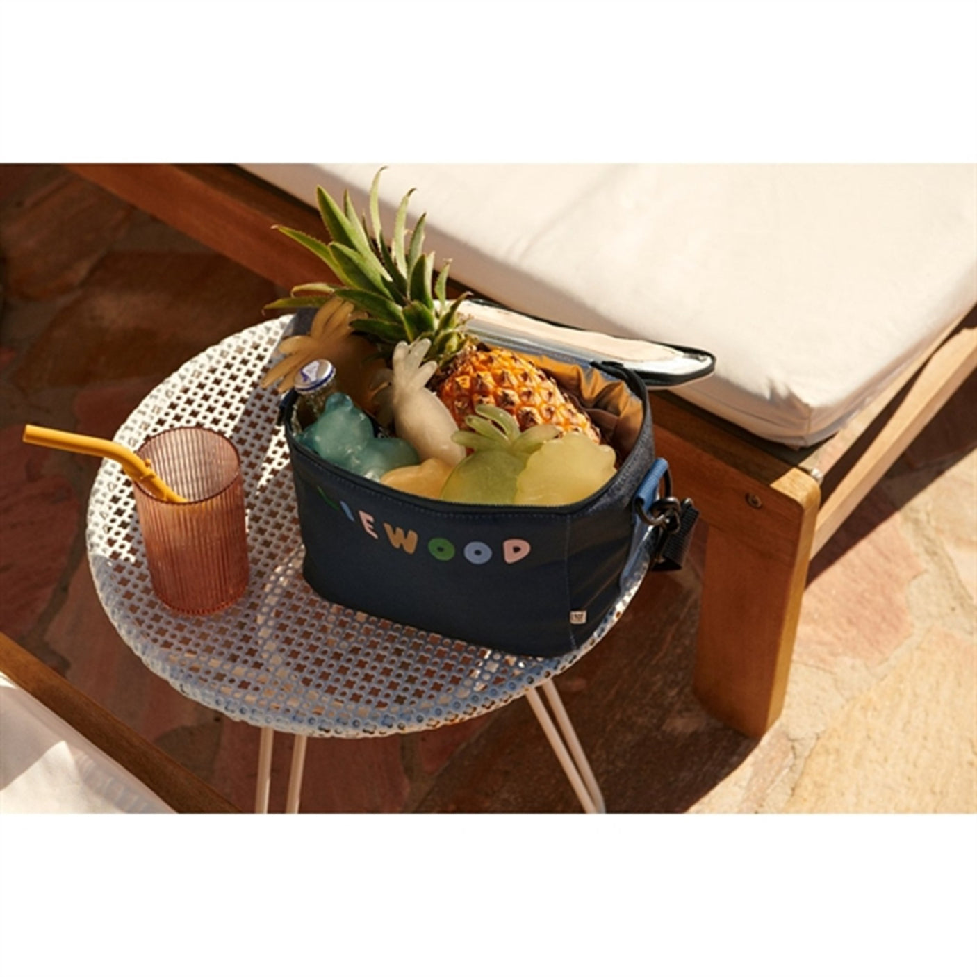 Liewood Kayden Mr Bear Reusable Lunch Box Cooler 3-Pack Mustard Mix