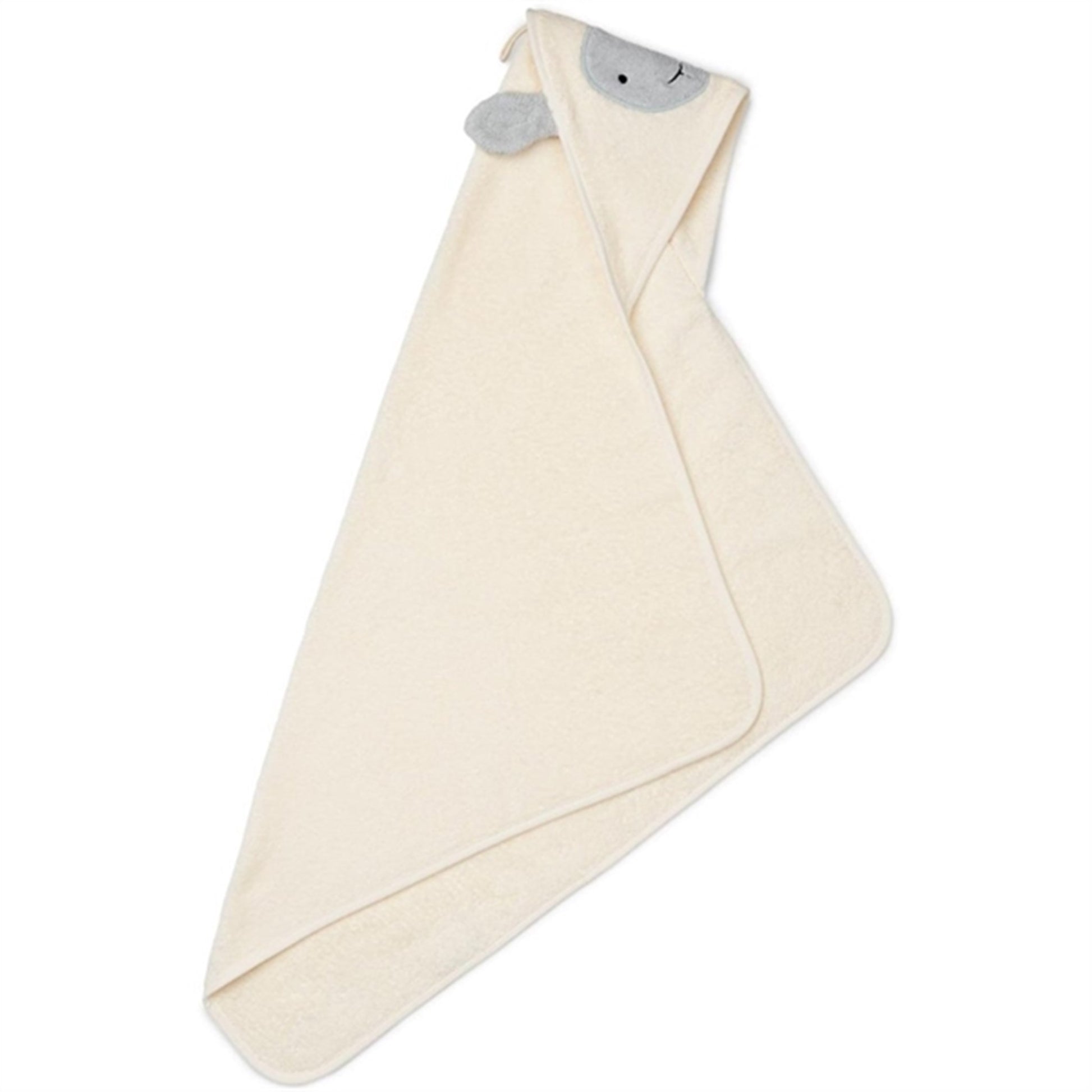 Liewood Albert Sheep Hooded Towel Creme De La Creme