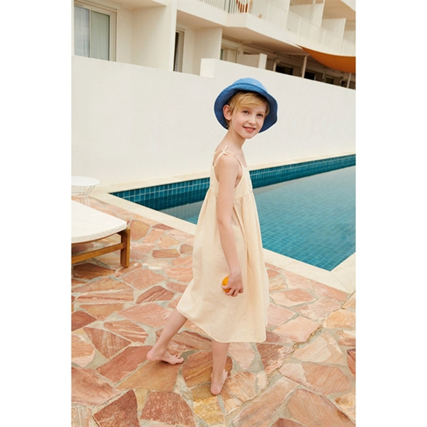 Liewood Y/D Stripe Yellow Mellow/Creme De La Creme Eli Stripe Dress