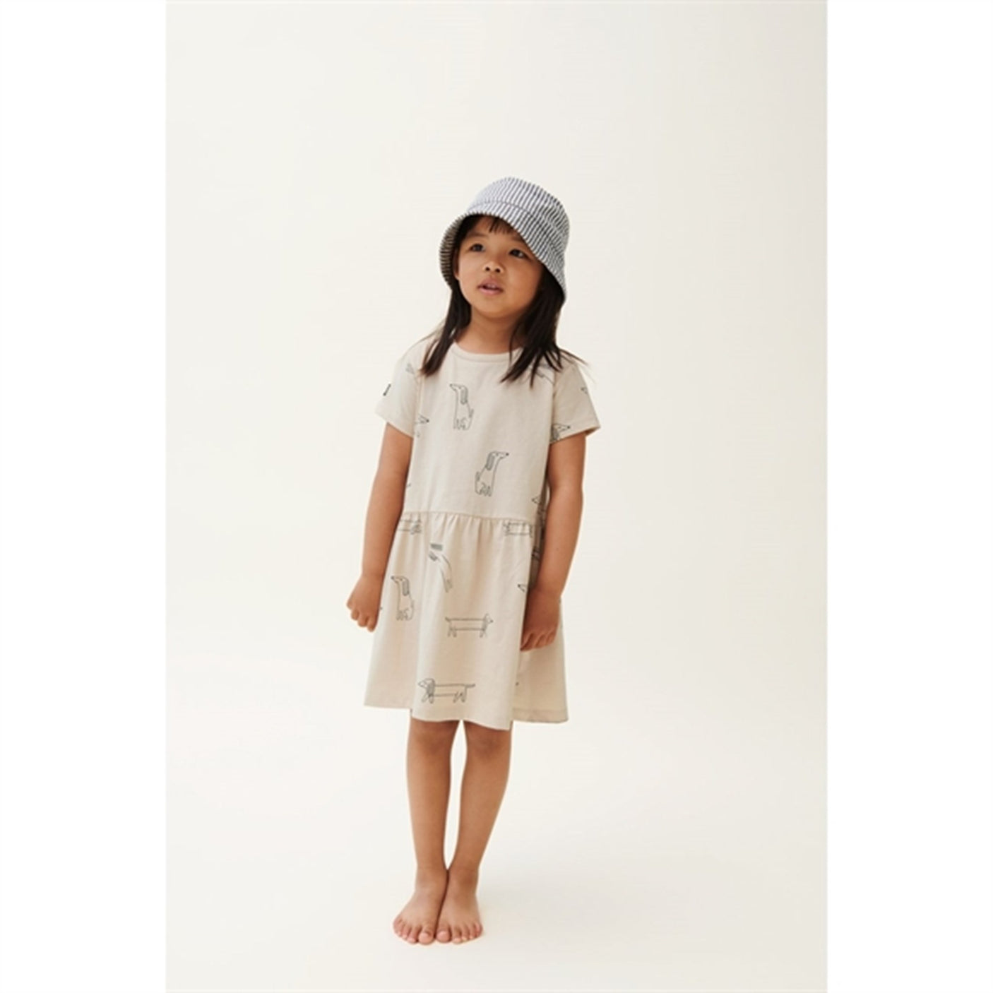 Liewood Salva Bucket Hat Y/D Stripe Whale Blue Creme De La Creme