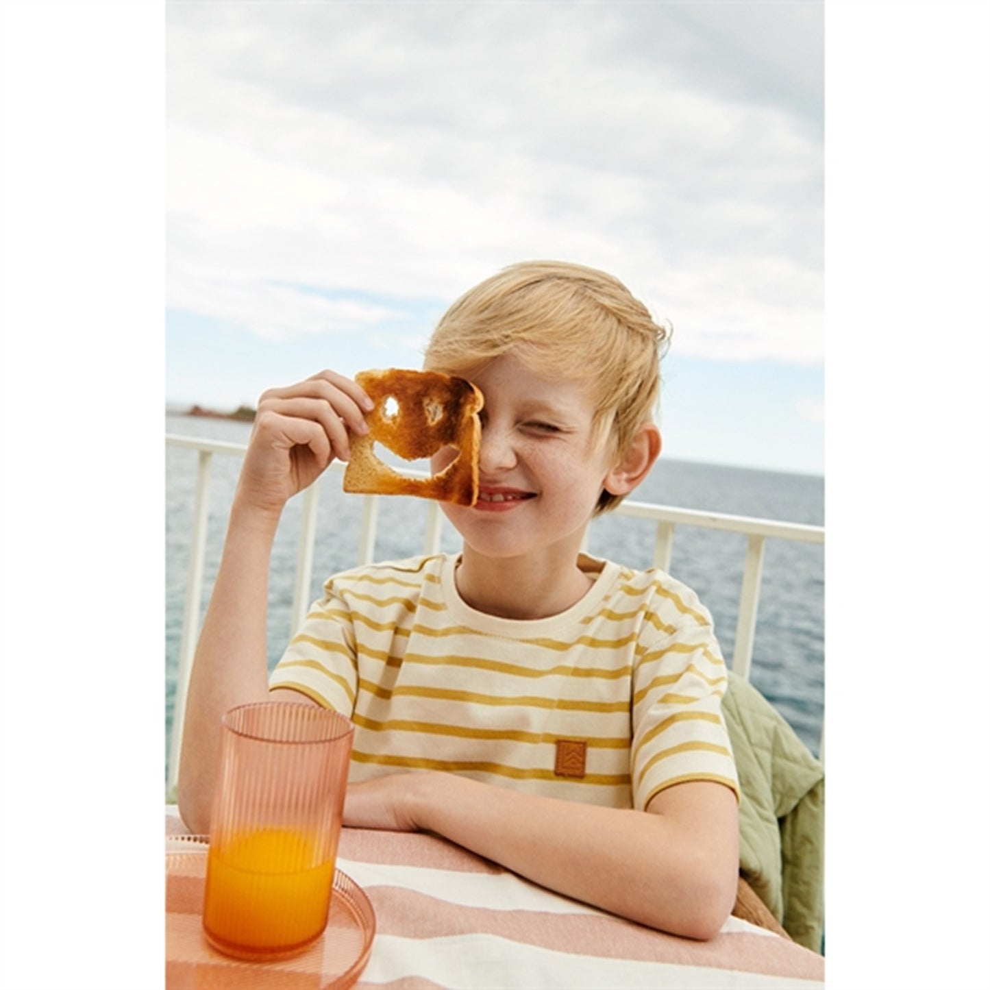 Liewood Y/D Stripe Creme De La Creme/Crispy Corn Sixten Stripe T-shirt