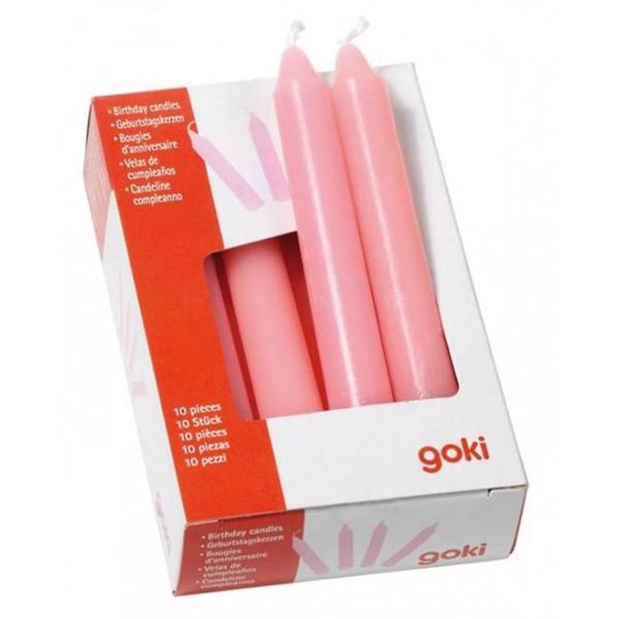 Goki生日列车蜡烛粉红色 - 为每个生日增添额外的乐趣