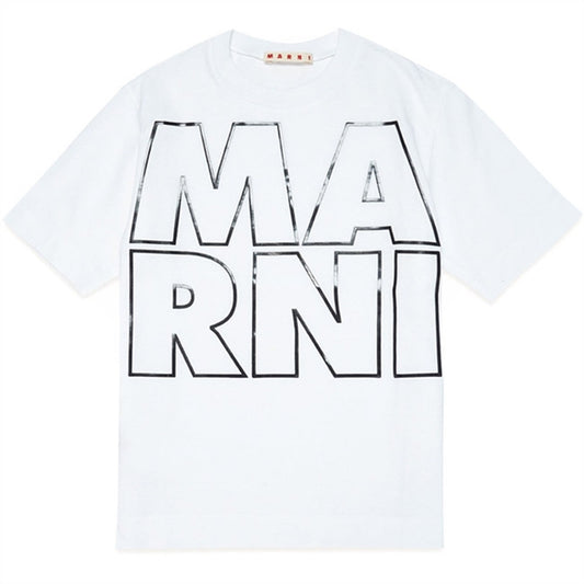 Marni White Logo T-shirt