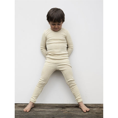 Serendipity Chamomile/Offwhite Slim Blouse Stripe