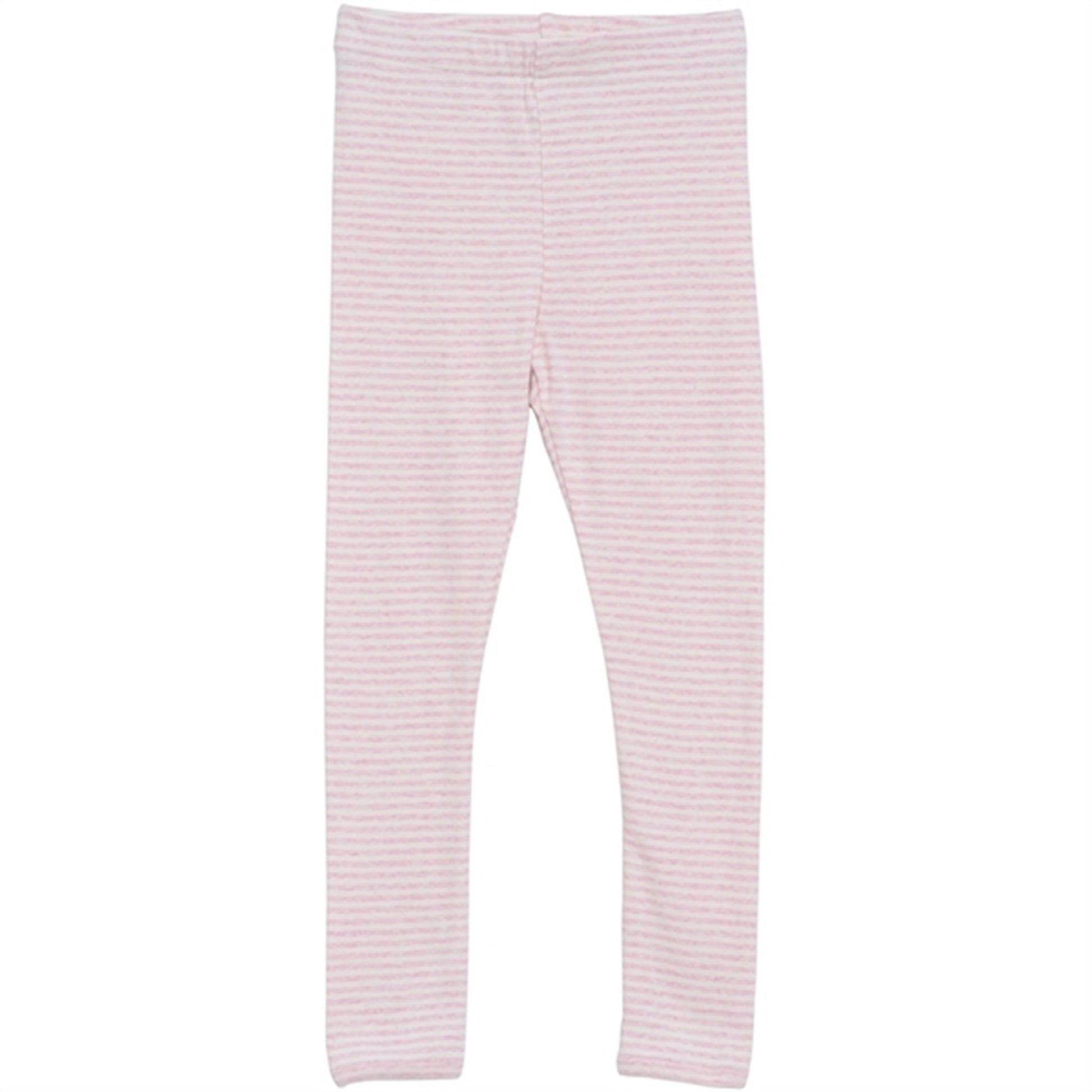 Serendipity Rosebud/Offwhite Stripe Leggings