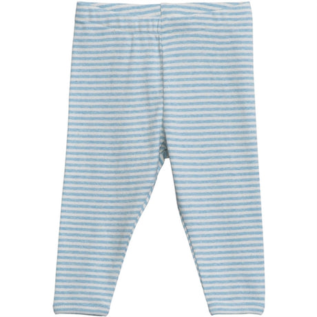Serendipity Aqua/Ecru Stripe Leggings Baby