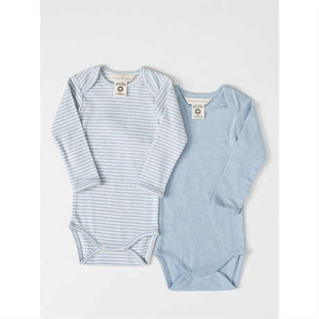 Serendipity Aqua/Ecru Stripe Baby Body