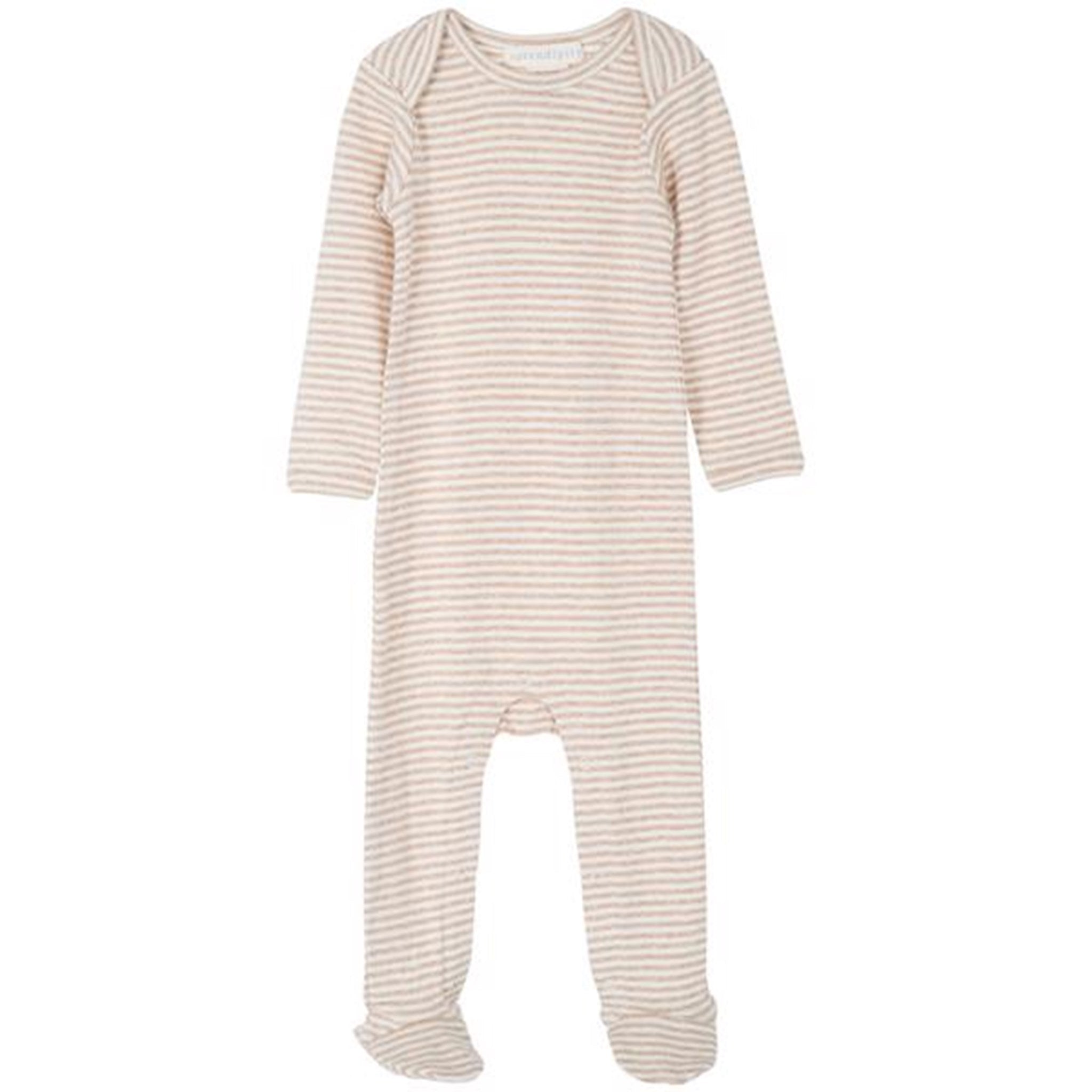 Serendipity Oat/Offwhite Baby Suit Stripe