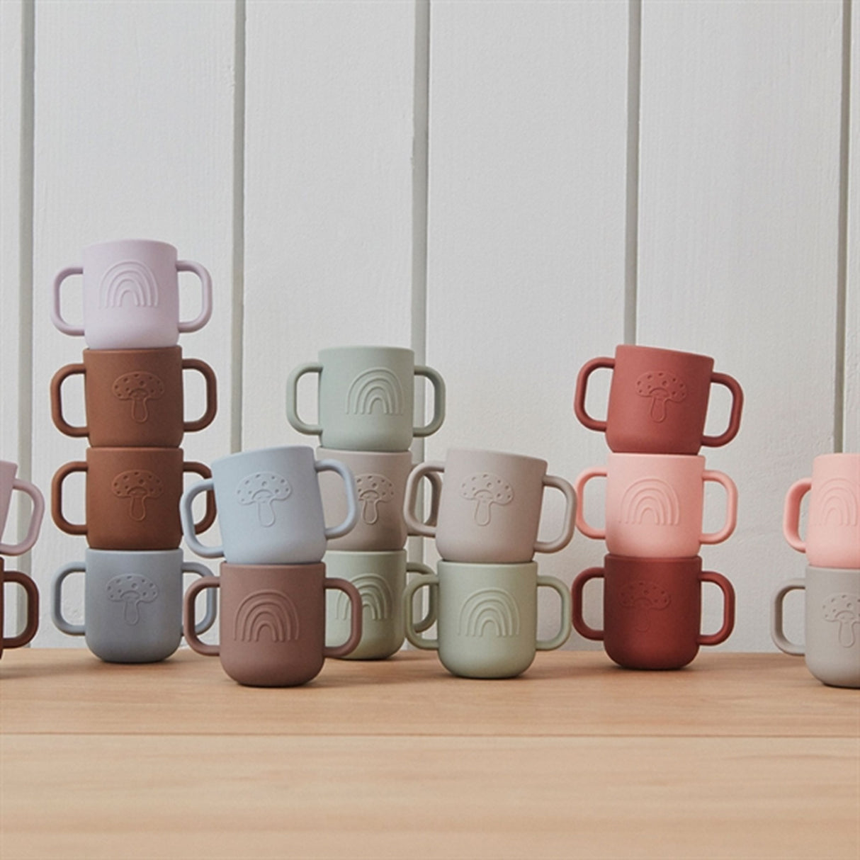 OYOY Kappu Cup 2-Pack Lavender/Caramel