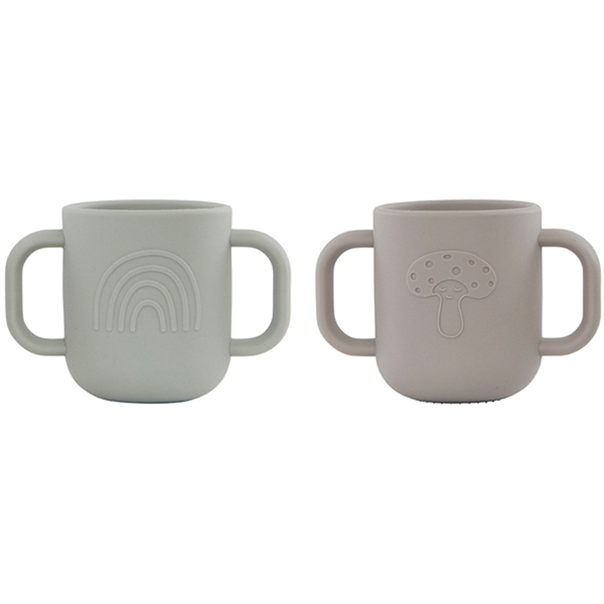 OYOY Kappu Cup 2-Pack Clay/Pale Mint