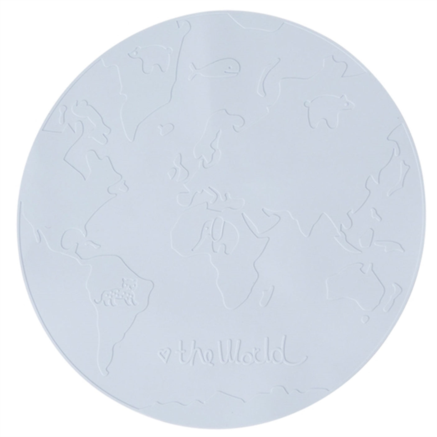 OYOY Dækkeserviet The World Ice Blue