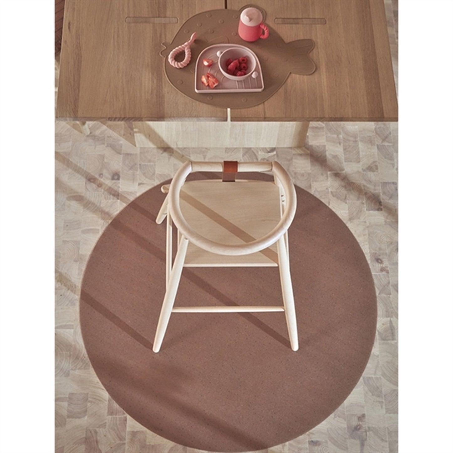 OYOY Muda Chair Mat Caramel 3