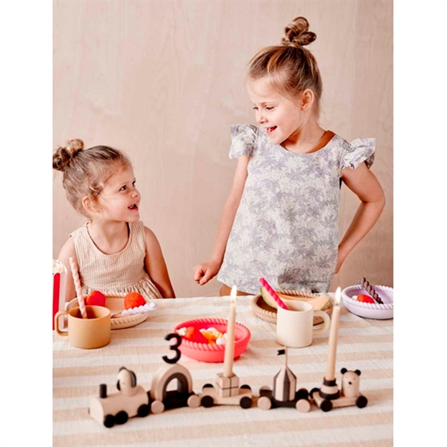 OYOY Cutlery Set Mellow 3-pack Lavender/Vanilla/Cherry Red