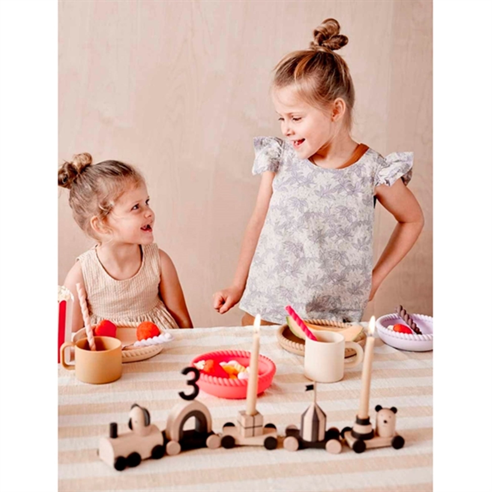 OYOY Cutlery Set Mellow 3-pack Lavender/Vanilla/Cherry Red