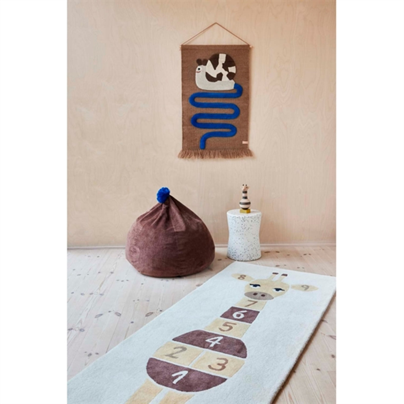 OYOY Rug Giraffe Yellow