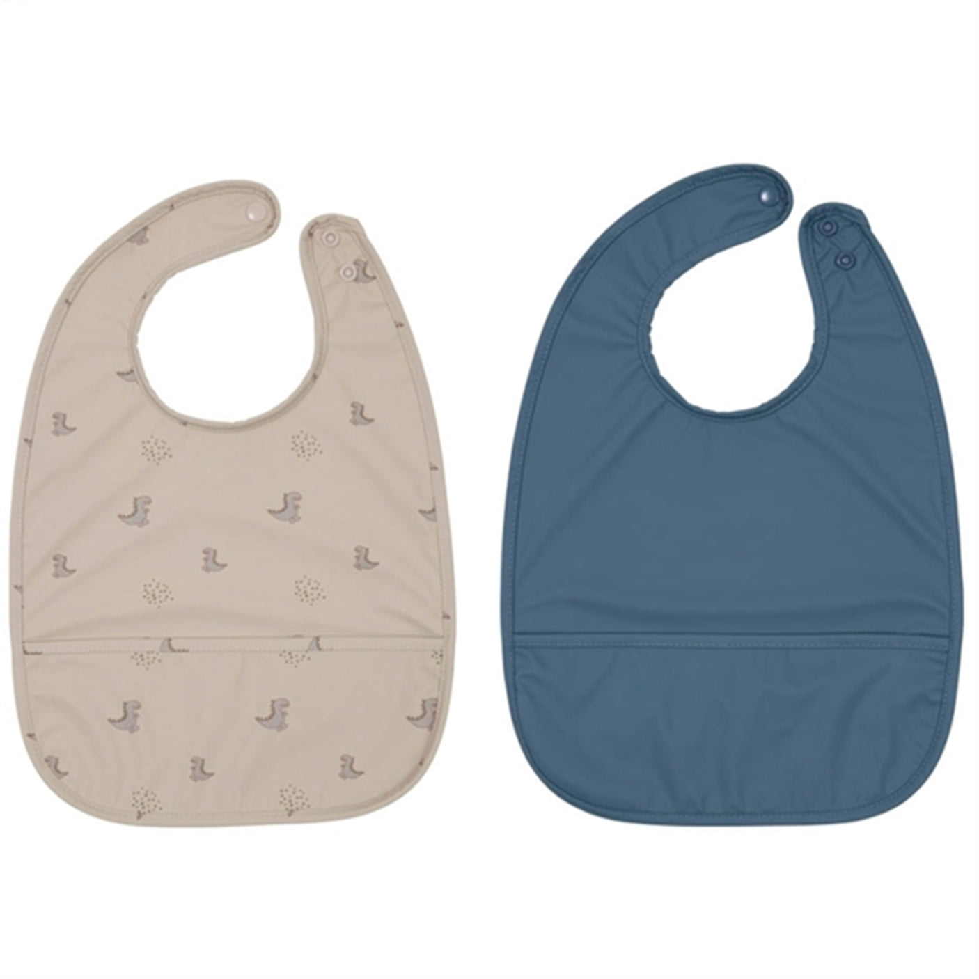 OYOY Bib Dino Blue/Clay
