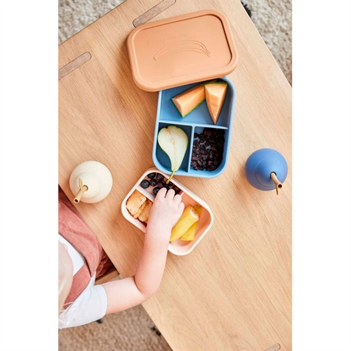 OYOY Yummy Lunch Box Large Fudge/Blue