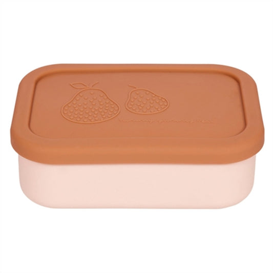 OYOY Yummy Lunch Box Small Rose/Fudge