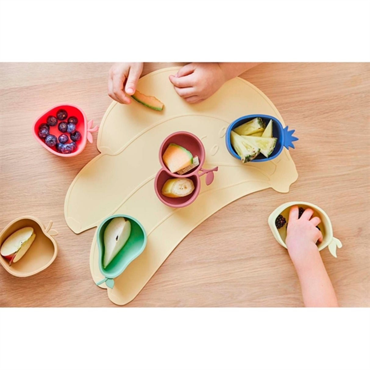 OYOY Yummy Snack Bowls Lemon & Pear Yellow/Green