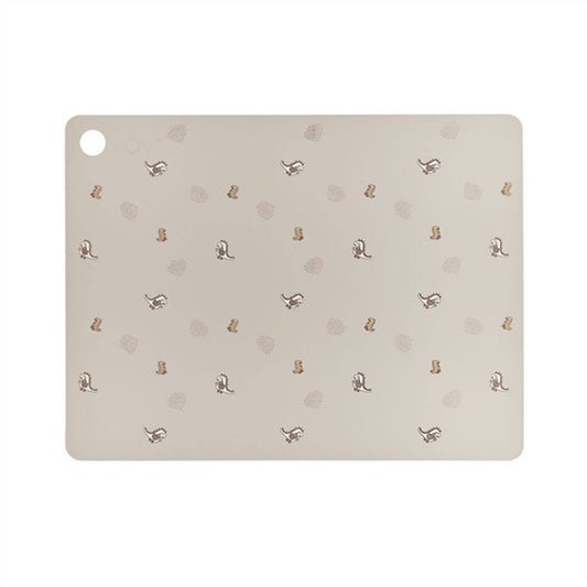 OYOY Placemat Dina Dino Clay