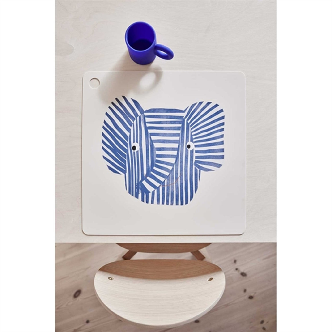 OYOY Nomu Cup 2-pack Optic Blue / Light Rubber