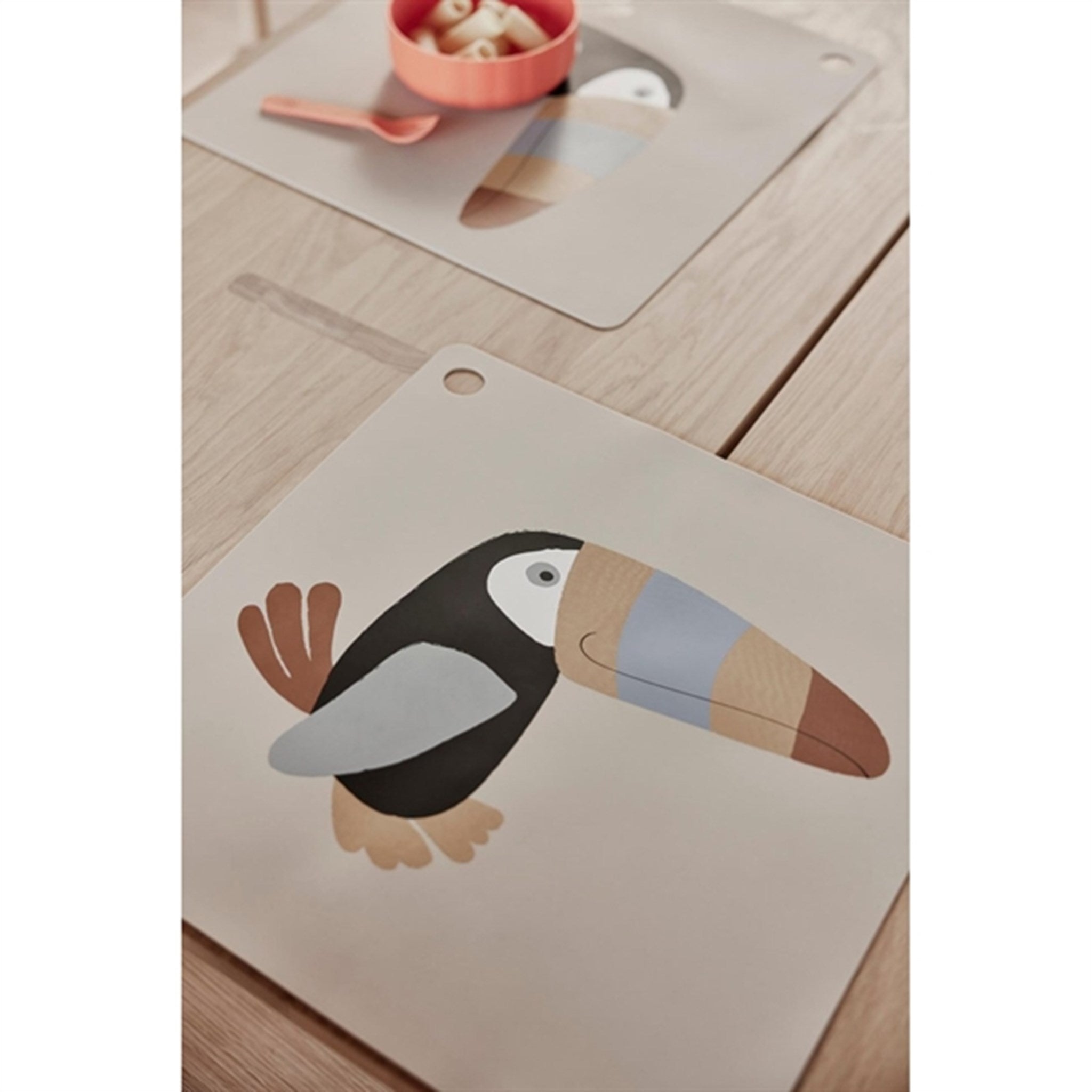 OYOY Placemat Toucan Clay 3